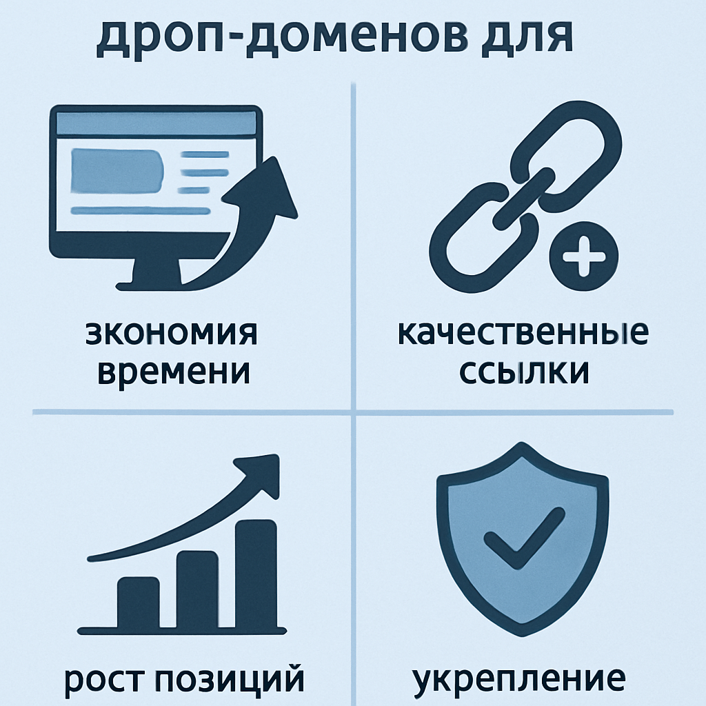 Преимущества использования дроп-доменов для сайта