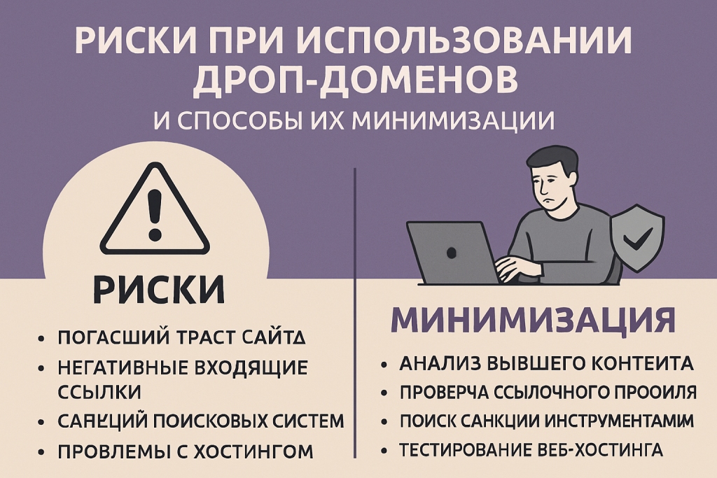 Риски при использовании дроп-доменов и способы их минимизации