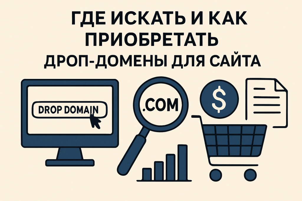 Где искать и как приобретать дроп-домены для сайта