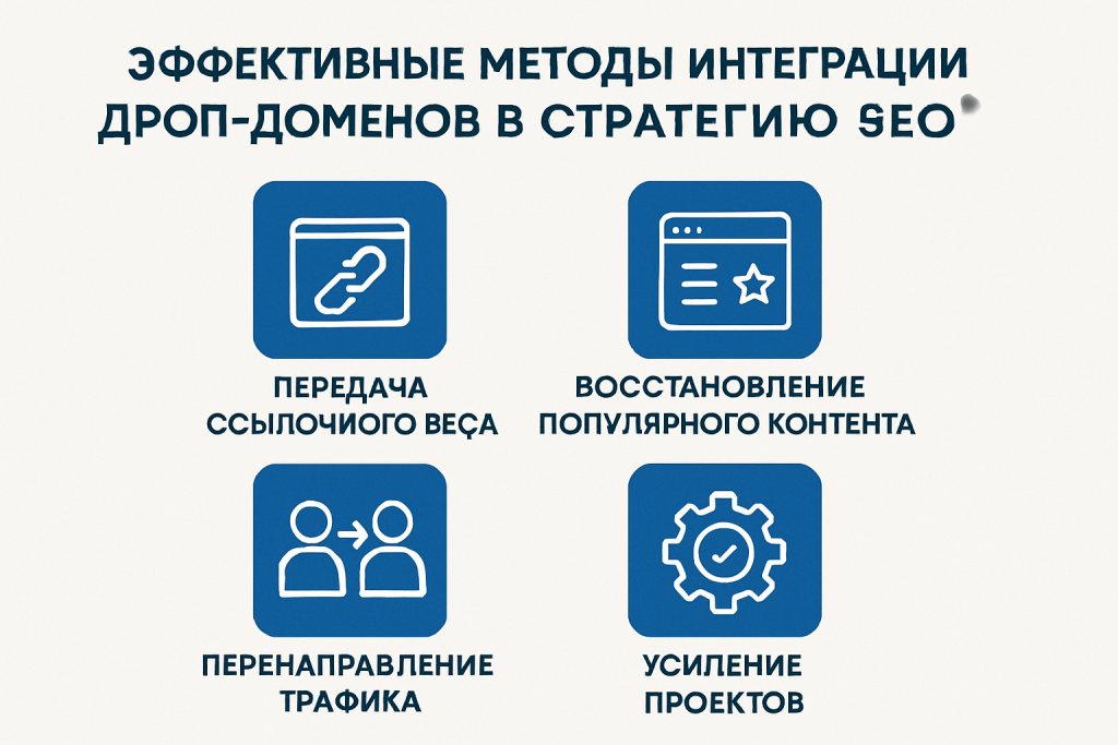 Эффективные методы интеграции дроп-доменов в стратегию SEO